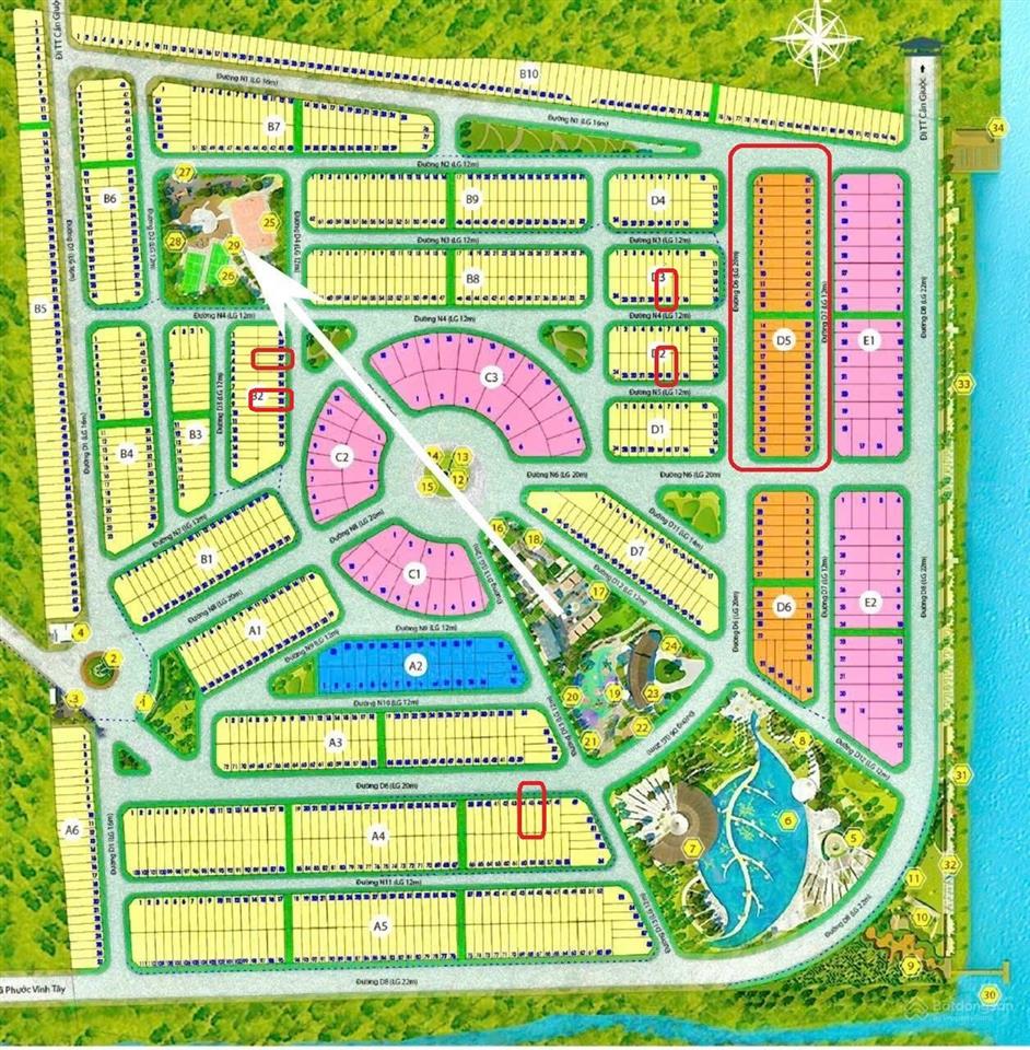 Bán lô d5  105m2  6x17.5m  2.55 tỷ