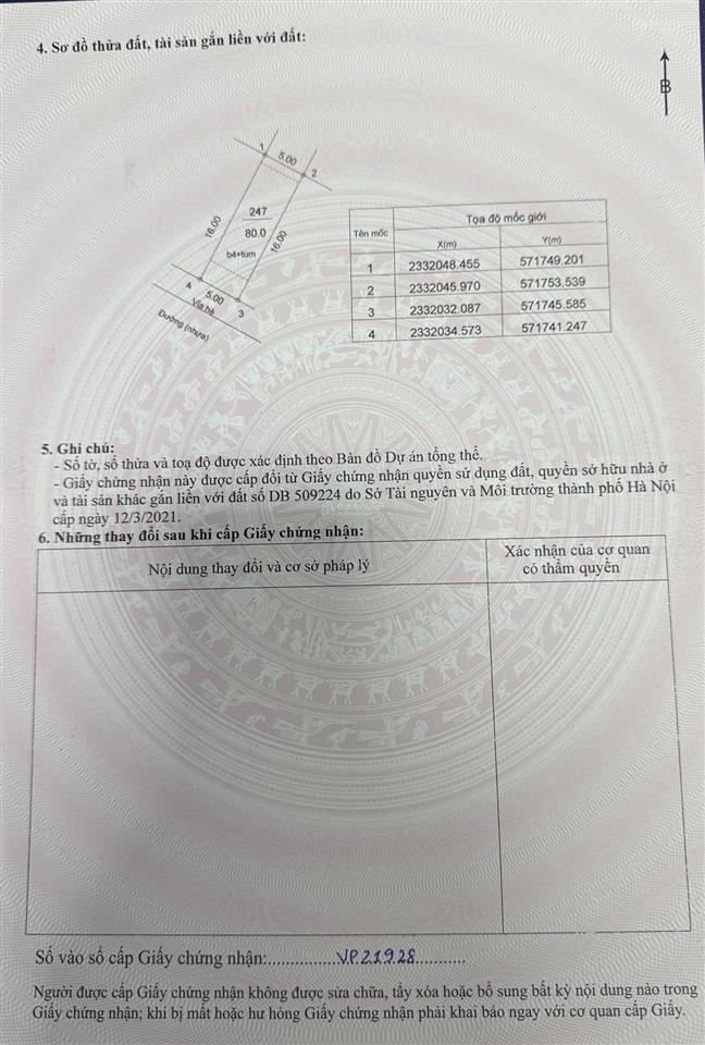 Hàng chủ đầu tư  sổ đỏ chuyển nhượng dự án đấu giá đông dương, đức thượng