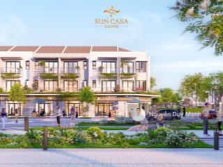 Shophouse suncasa square ngay trung tâm vsip ii bình dương mở bán giá chỉ 3tỷ708/100m2 ck tới 5%