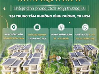Becamex ijc mở bán biệt thự sunflower ii ngay trung tâm hc bình dương từ 18tỷ/423m2 tiến độ 25th