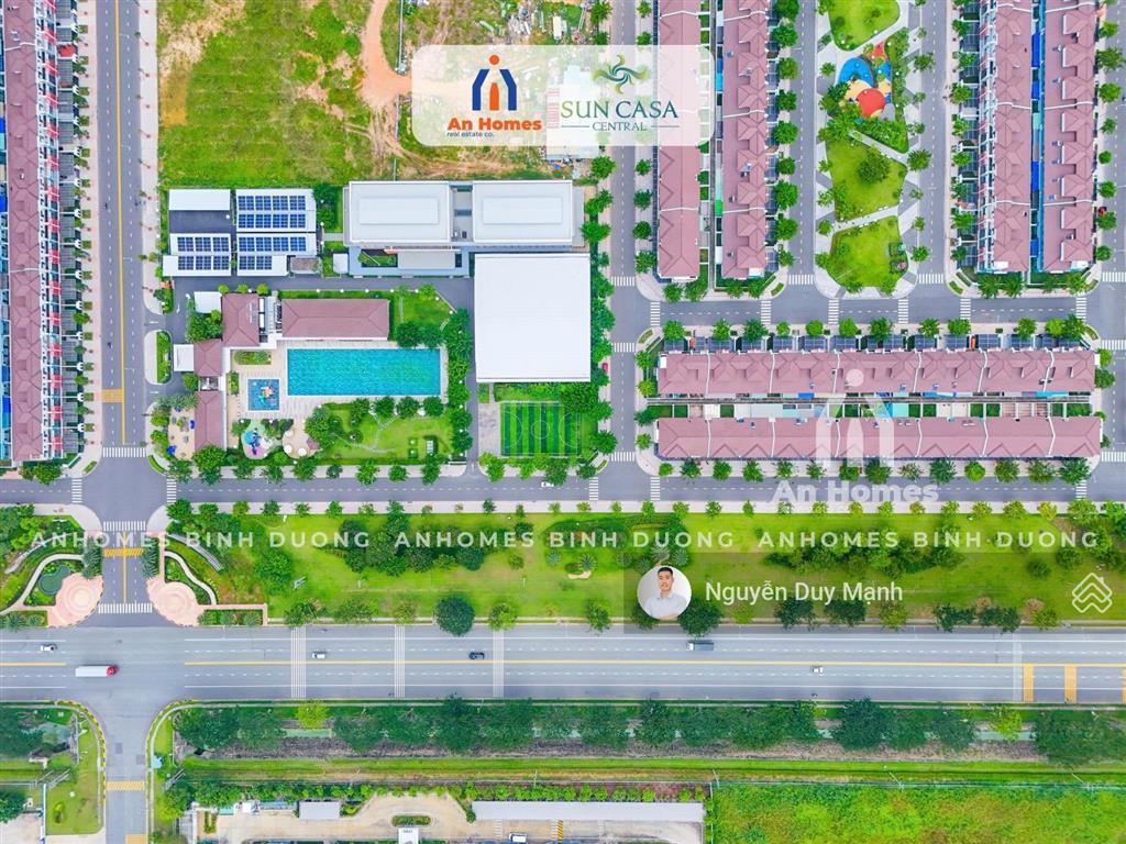 Hàng hiếm nhà 3 tầng thanh toán tiến độ sun casa central vsip ii, giá 3,45 tỷ/100m2 hướng nam