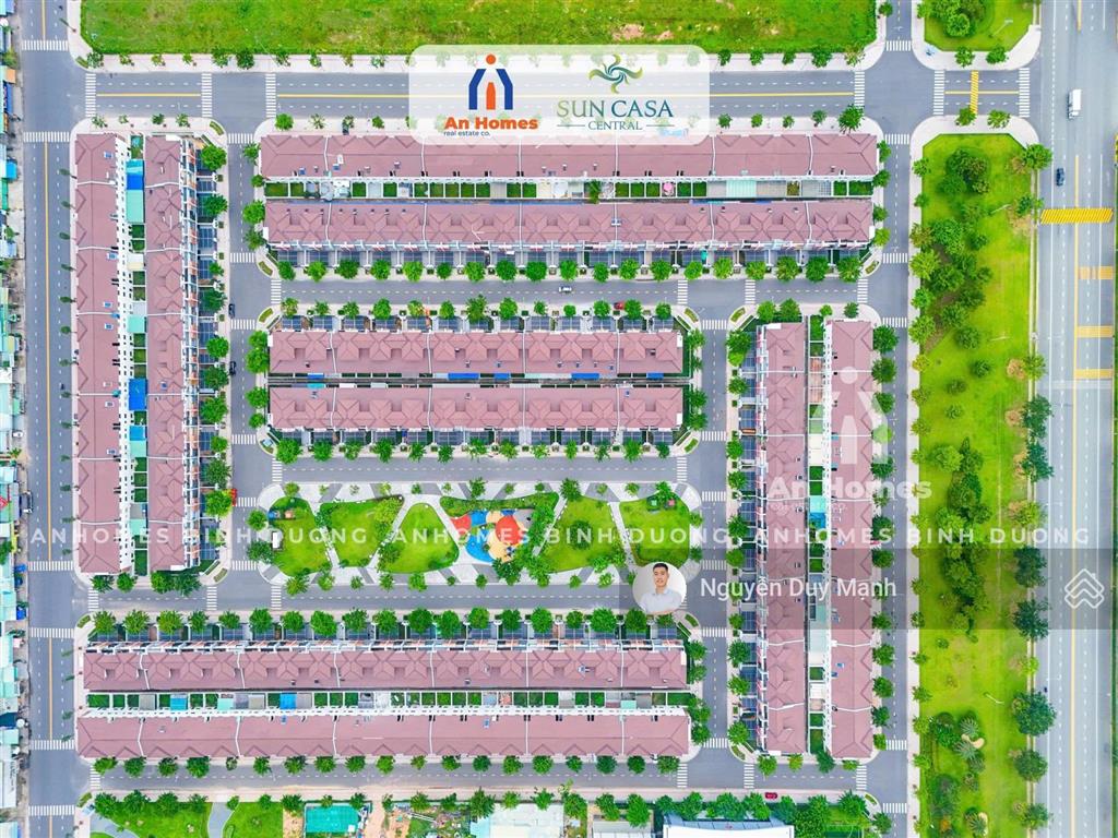 Hàng hiếm nhà 3 tầng thanh toán tiến độ sun casa central vsip ii, giá 3,45 tỷ/100m2 hướng nam