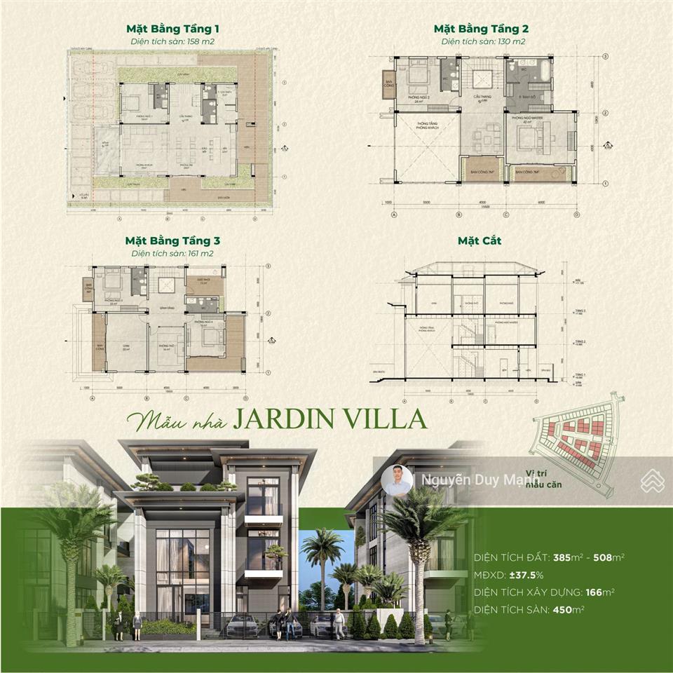 Chỉ 45 triệu/m  biệt thự sunflower ii compound ngay trung tâm bình dương 3tầng/423m2