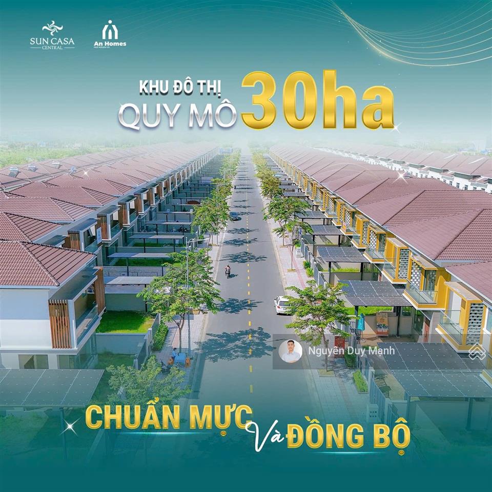 Căn biệt thự song lập xây sẵn sun casa central giá chỉ 5,05 tỷ (gồm vat) tiến độ thanh toán 2027