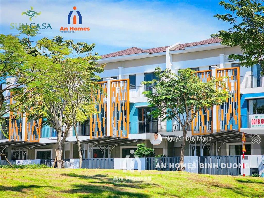 Nhà phố 2 tầng 5x20m tại kđt sun casa central  đường dân chủ kcn vsip 2 từ 2.8 tỷ sổ hồng sẵn