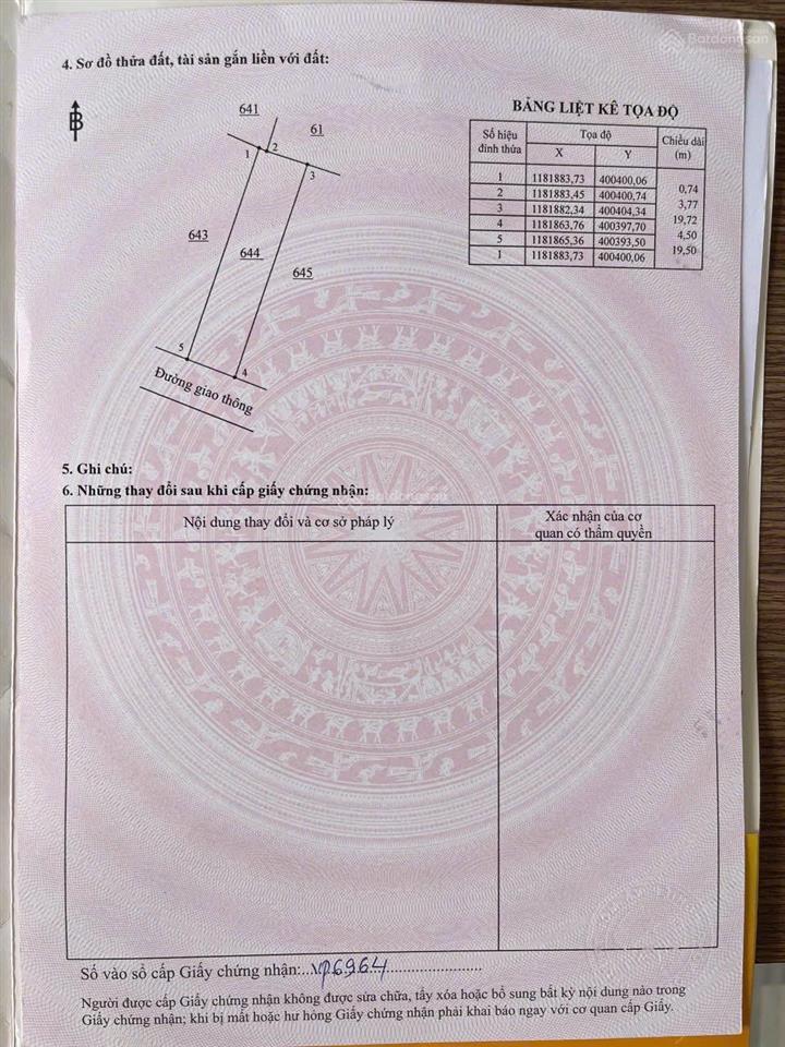 Chính chủ bán 5 lô đất thổ cư một sẹc hùng vương, xã vĩnh, huyện nhơn trạch