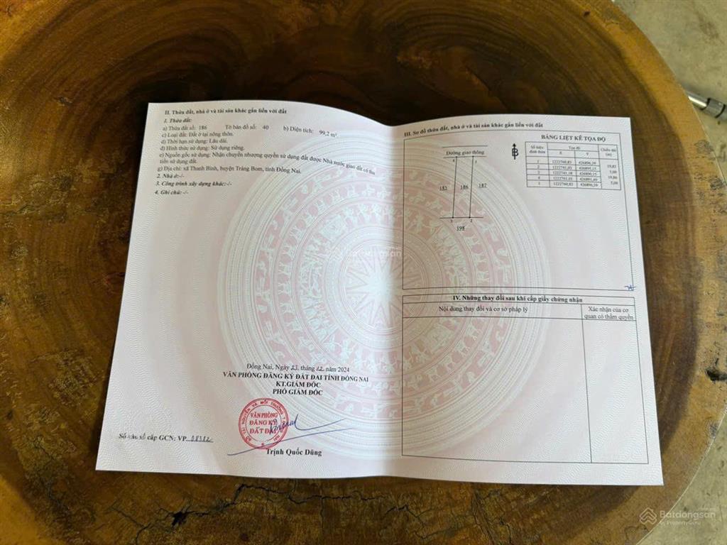 Bán đất 1 sẹc đường cây gáo, 690 triệu / lô. dt 100m2, trảng bom, đồng nai, giá tốt