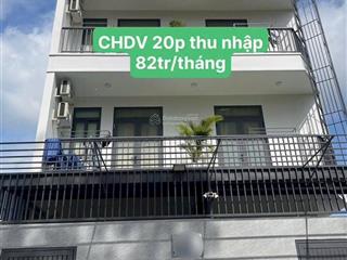 Bán nhà trọ cao cấp 20 phòng  chuẩn khách sạn  dòng tiền 80 triệu/tháng