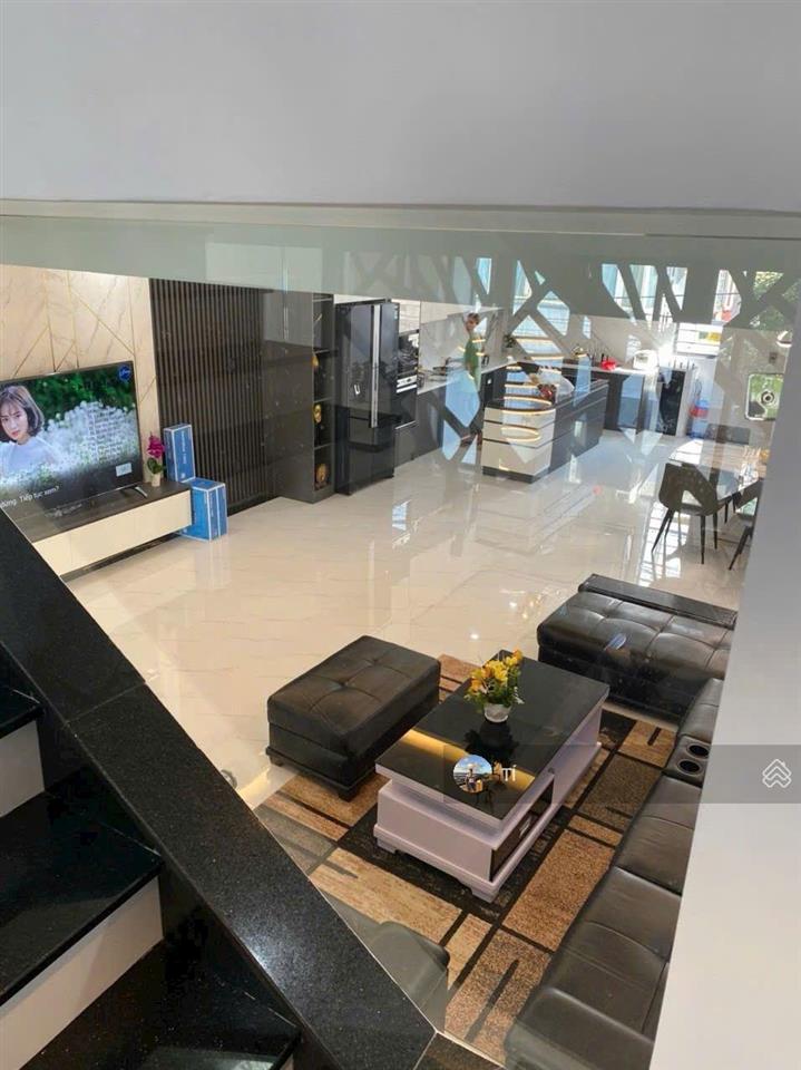 Nhà gần tô ký 6x26 trệt lửng 2l nhà mới đường 6m thông ngay đh giao thông sát cầu vượt quang trung