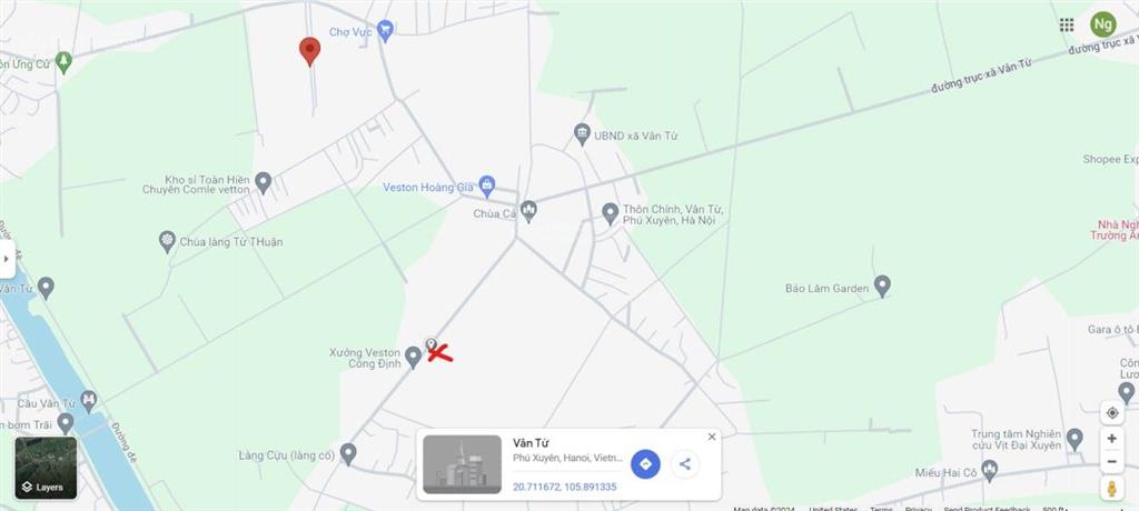 Chính chủ bán lô đất thôn cựu  xã chuyên mỹ  hà nội  cách trung tâm hà nội hơn 30km