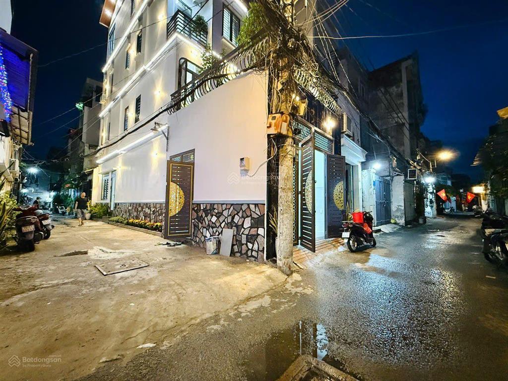 Bán nhà đẹp khu vực tân bình  gò vấp  nhà góc 2 mặt tiền  hẻm xe tải