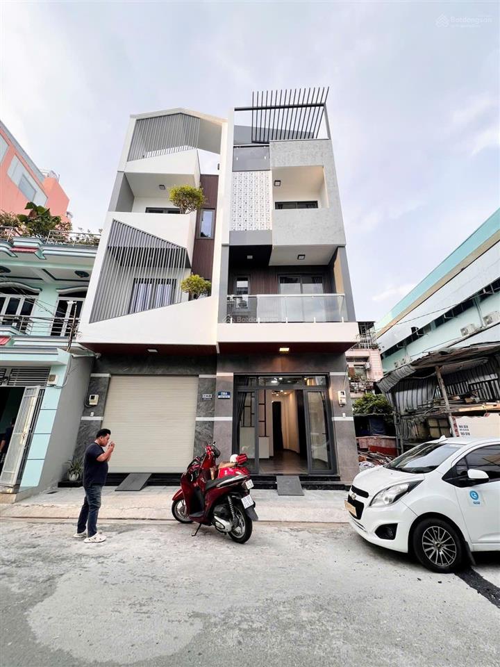 Bán nhà mới xây 2 lầu 1 sân thượng mặt tiền trần thủ độ, p. phú thạnh, q. tân phú giá 8.9 tỷ