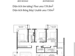 Khach em cần bán căn 3pn+1 3wc 159,8m2 tầng cao khu diamond brilliant celadon city