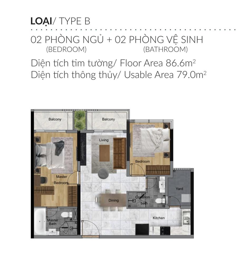 Bán căn 2pn 2 ban công 86m2 view hồ bơi tòa c4 diamond centery giá 7tỷ380 tặng kèm ô đậu xe