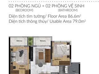 Mua trực tiếp cđt 2pn 86.6m2 diamond centery 7tỷ1 thanh toán 22% nhận nhà trả chậm 3 năm celadon