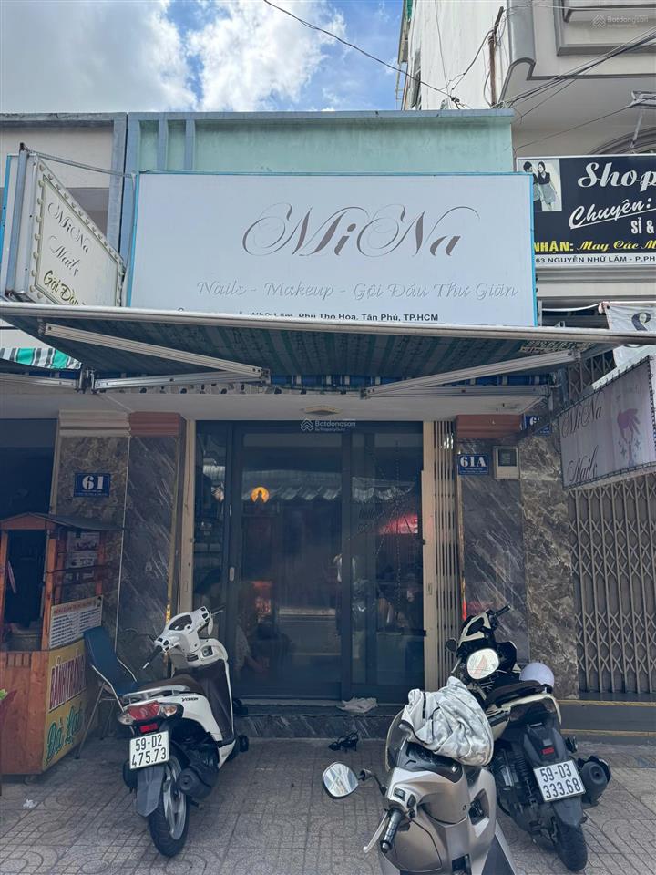 Bán nhà mặt tiền 61a nguyễn nhữ lãm. phường phú thọ hoà, tp hồ chí minh (khu phố ăn)