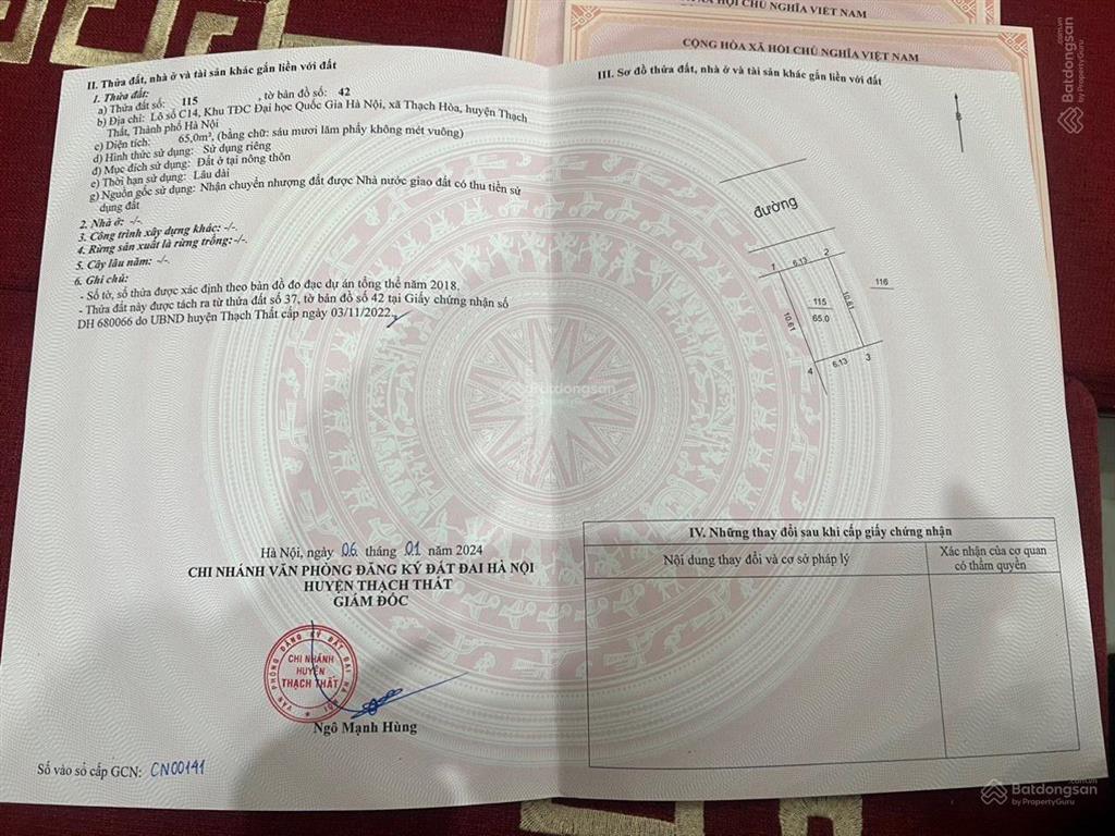 Chính chủ cần bán vài lô đất đường đôi c16 diện tích 60m2 giá 3,x tỷ có thương lượng thiện chí