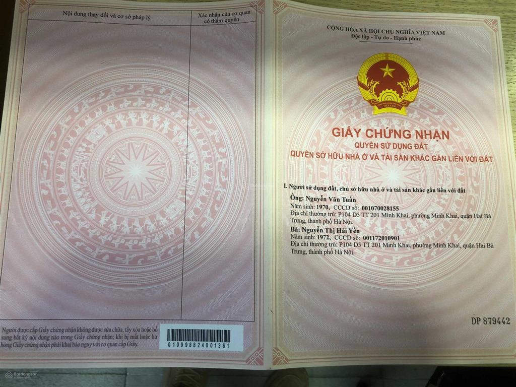 Hạ giá bán 100m2 tái định cư đại học quốc gia trong 10 ngày sổ đỏ chính chủ mã lô c9 17