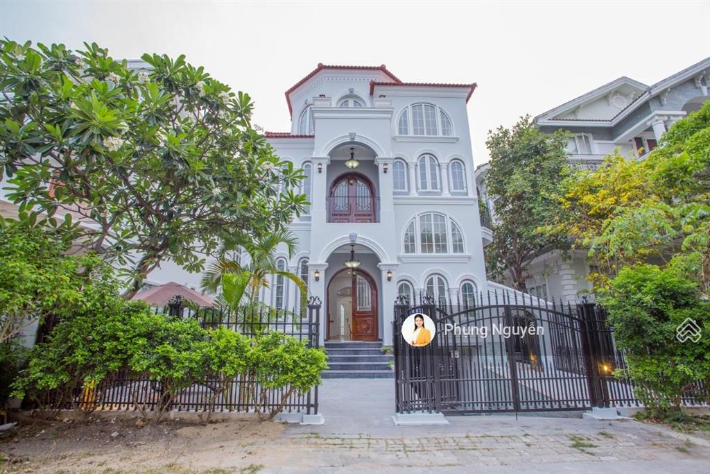 Bán biệt thự an viên nha trang, 264m2, 3 tầng 4 ngủ, phong cách châu âu, giá 27,5 tỷ