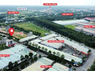 Đất chợ đêm bàu bàng 150m2 thổ cư sổ hồng riêng hỗ trợ vay giá 1,8 tỷ  0988 868 ***