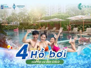Chỉ với 299tr sở hữu ch 2pn  ân hạn gốc & hỗ trợ lãi suất 0% đến khi nhận nhà chỉ có tại cielo