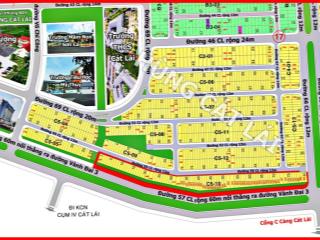 Hùng cát lái  bán lô sổ đỏ 2 mt đường liên cảng tương lai nối vành đai 3, dt 156.1m2, giá 68 tr/m2