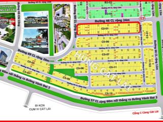 Hùng cát lái  bán lô biệt thự phú gia mặt tiền đường muồng tím rộng 20m, dt 160m2, giá 70 triệu/m2