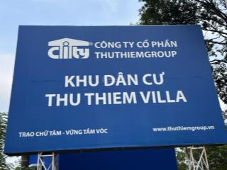 Bán đất giá đầu tư dự án thủ thiêm villa, phường thạnh mỹ lợi q. 2 cũ
