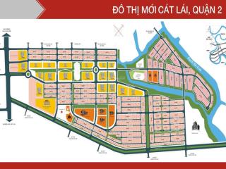Đất nền khu đô thị cát lái, phường cát lái, quận 2 c3534(9,5x20m) giá 60tr/m2