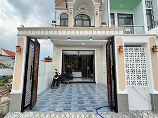 Nhà 1 trệt 1 lầu, xã mỹ yên, long an, gần chợ bình chánh