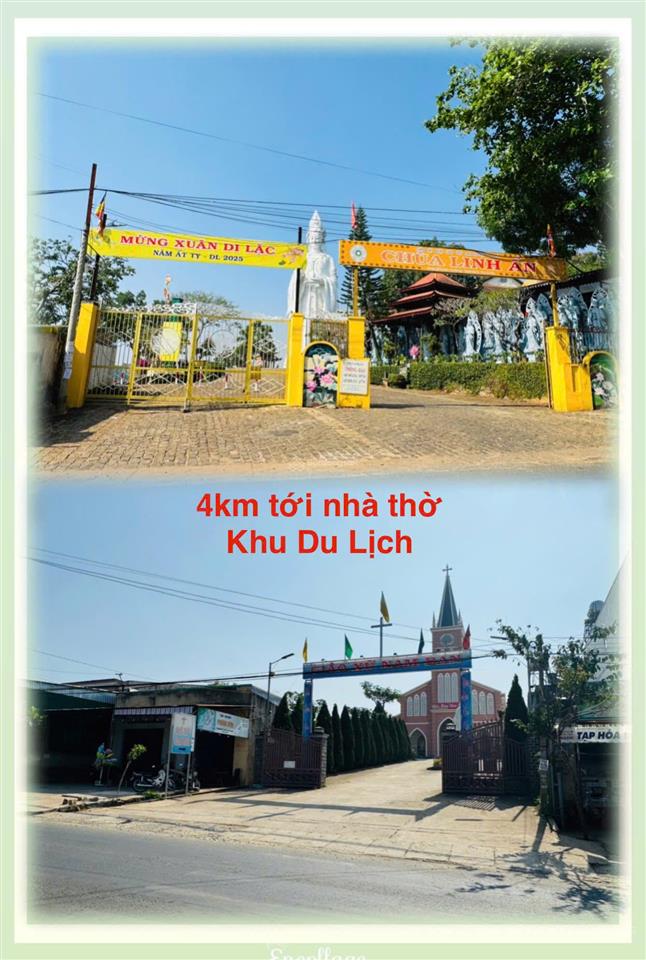 Giá cực tốt! 392m2 đất thổ cư ngay thị trấn, view thơ mộng, mặt tiền rộng 12m, chỉ 1.17 tỷ