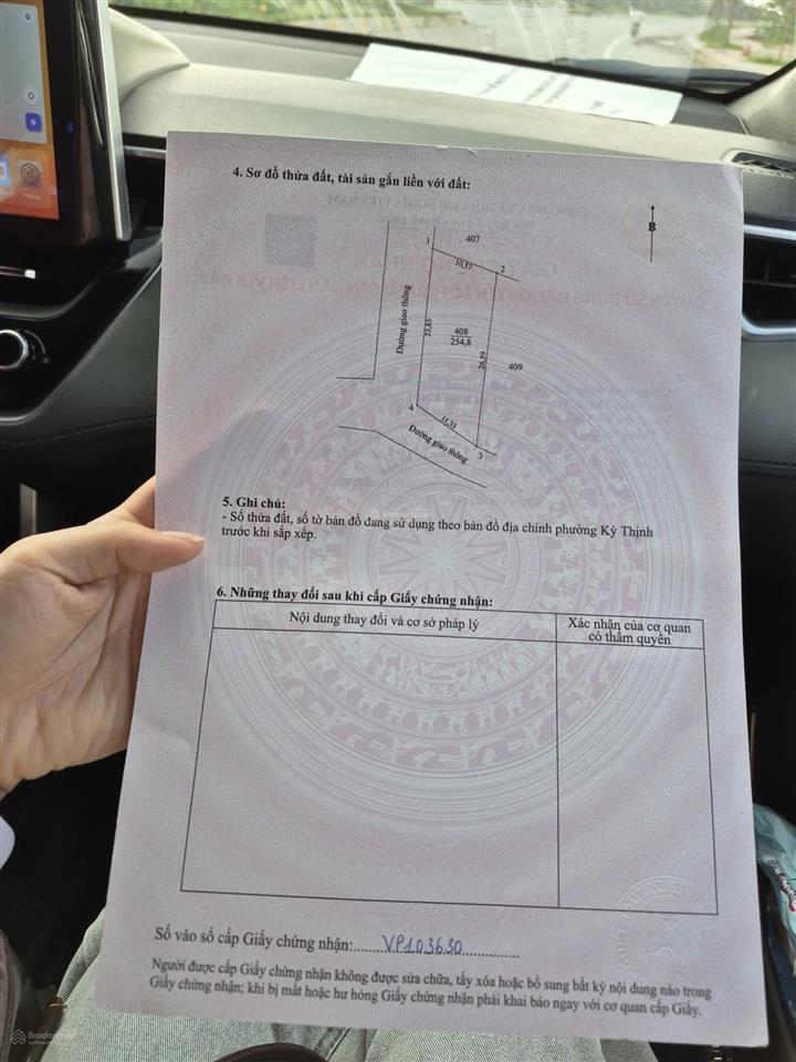 Lô góc cạnh kcn vinfast kỳ anh 2000 ha chỉ hơn 7tr/m2