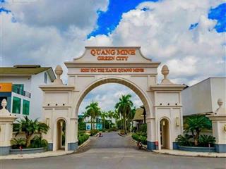 Bán đất 75m2 tại quang minh green city, 2,88 tỷ, thủy sơn, thủy nguyên, hải phòng