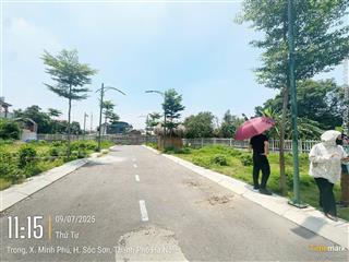 Cần bán lô Minh Phú 100m2 full thổ cư hơn 1 tỷ. Đất đẹp đông dân cư, đón sóng Sóc Sơn PT