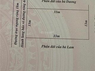 Bán đất mặt đường kinh doanh 429m2 (13x33)