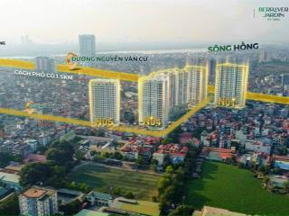 Bán căn góc 3 phòng ngủ 101m2 full nội thất, có sổ đỏ tại berriver 390 nguyễn văn cừ giá từ 8,5 tỷ