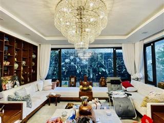 Bán biệt thự 215m thành phố giao lưu, 1 nhà ra hồ điều hoà, trước nhà như phố, cực đẹp, 95 tỷ