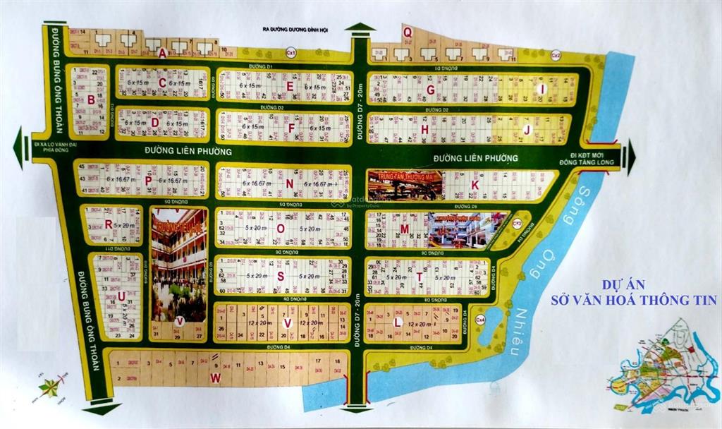 Bán 1 số nền đất đẹp giá ngộp thuộc dự án cán bộ công nhân viên sở văn hóa thông tin  phú hữu