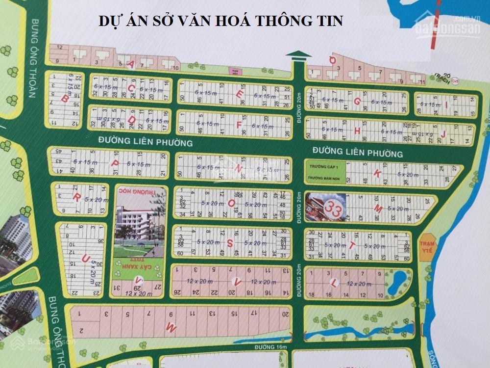 Bảng giá đất nền tại da sở văn hóa thông tin, phú hữu, đường bưng ông thoàn, sổ đỏ, lô đất 90m2