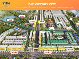 Chính chủ bán đất 100m2 hướng đông nam lk8 dự án dic victory city hậu giang,  zalo 0969 296 ***