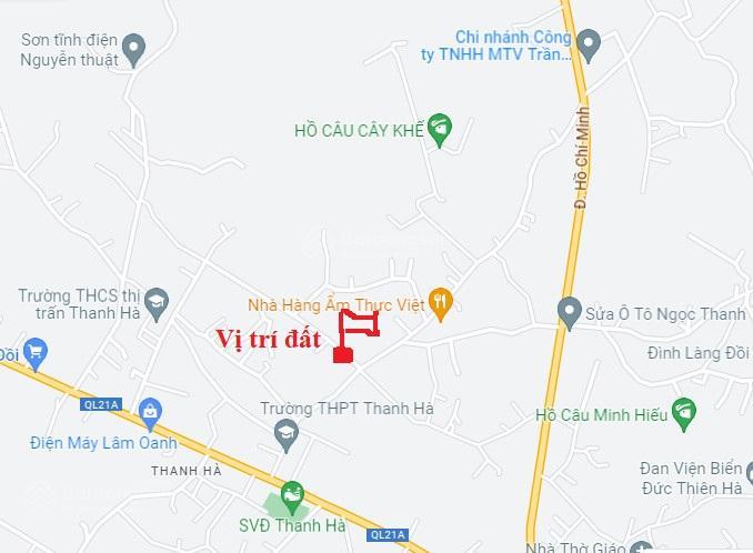 Bán đất chính chủ sổ hồng, vị trí đắc địa khu thắng lợi, tỉnh hòa bình, gần ql21, đường hcm