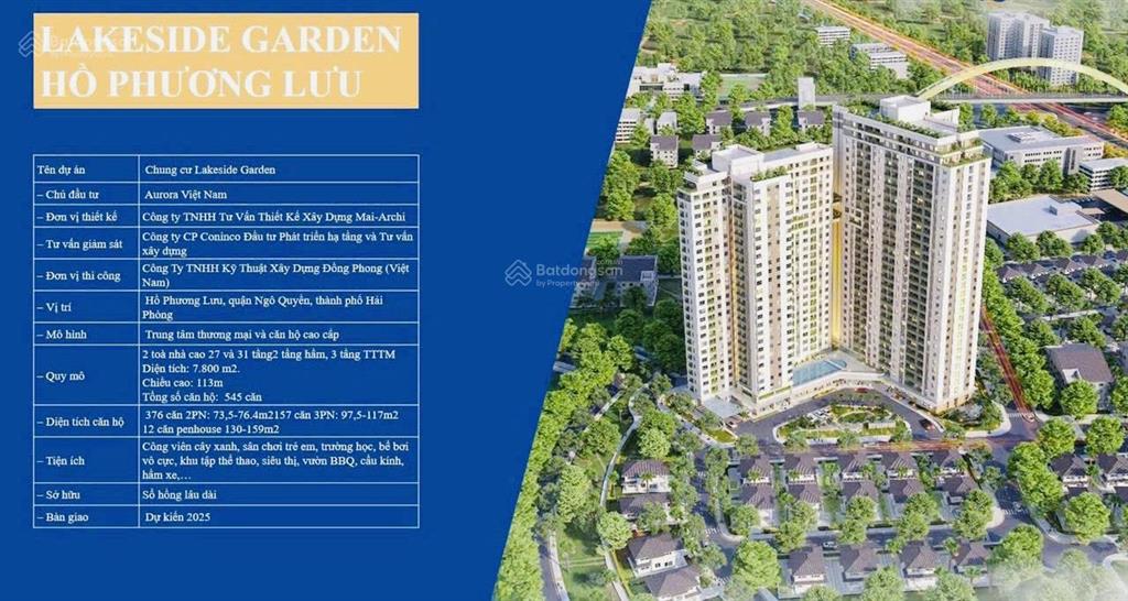 Bán căn hộ 2pn, 73m2 gần hồ điều hoà  giá chỉ 3 tỷ