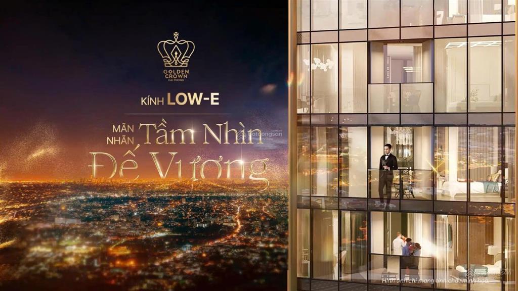 Tuyệt phẩm 3pn tầng trung bàn giao chuẩn khách sạn 5 sao golden crown hải phòng