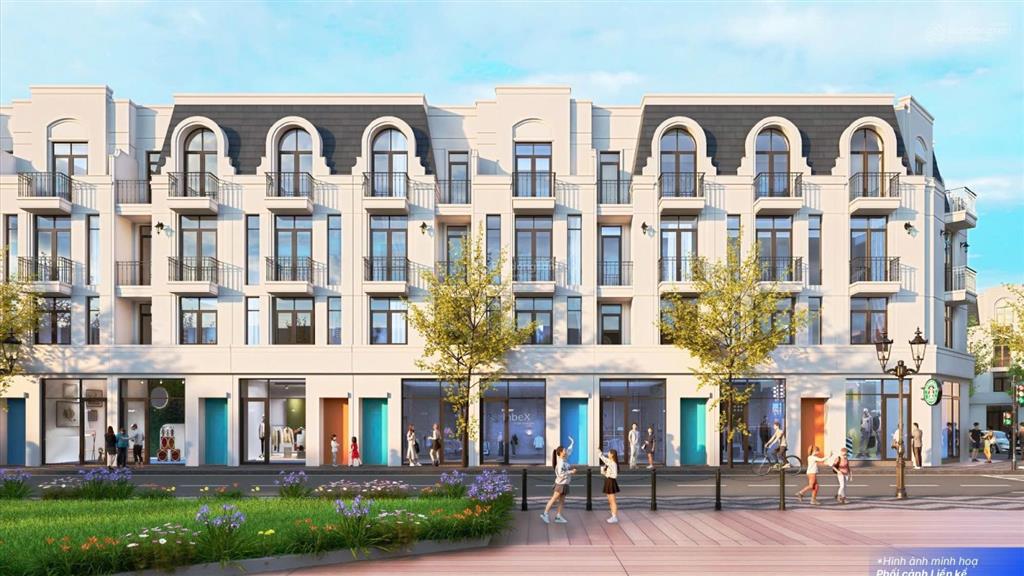 Bán shophouse 67,5m2 giá 5,162 tỷ, miễn gốc lãi 24 tháng