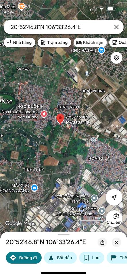 Bán lô đất tiềm năng tại hồng phong  an dương