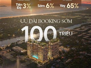 Bán căn hộ 1pn+ 1 regal complex sát sông cạnh biển, đặt chỗ nhận ngay chiết khấu ưu đãi 100 triệu