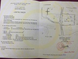 Chính chủ cần bán 770m2 tại thôn vạn yên, việt hưng, tp hạ long, tỉnh quảng ninh. đường thông oto