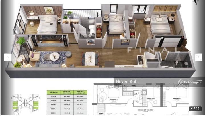 Chính chủ bán căn hộ dt 105m2 trục đẹp giá tốt nhất brg diamond lê văn lương sẵn sổ full đồ cao cấp