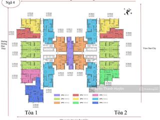 Cần bán căn hộ góc 161m2 thiết kế 4pn dự án brg diamond lê văn lương tầng trung đẹp