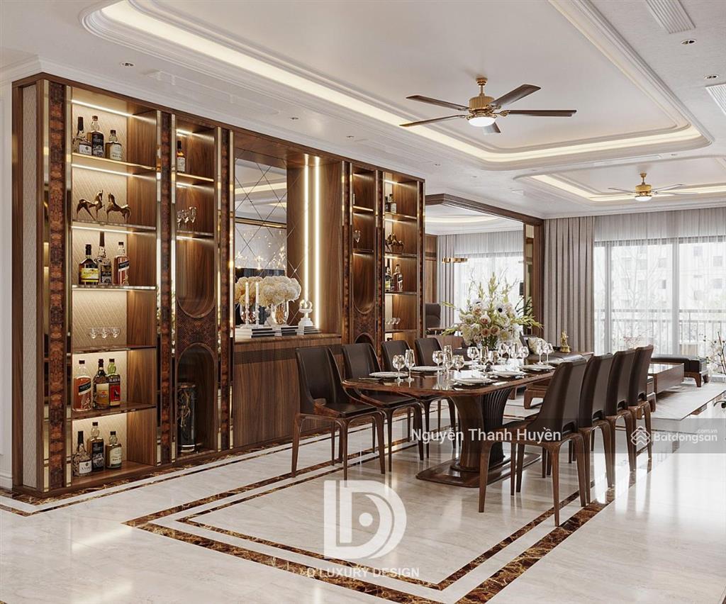Chính chủ bán lại căn hộ vip góc 201m2 dự án brg diamond residence lê văn lương full đồ cao cấp